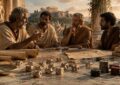 Historical faith perspectives on games of chance with ancient dice, probability concepts and casino philosophy connections