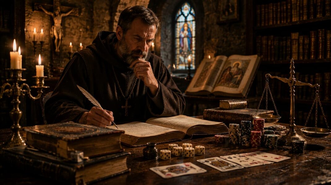 Catholic moral theology examining gambling ethics