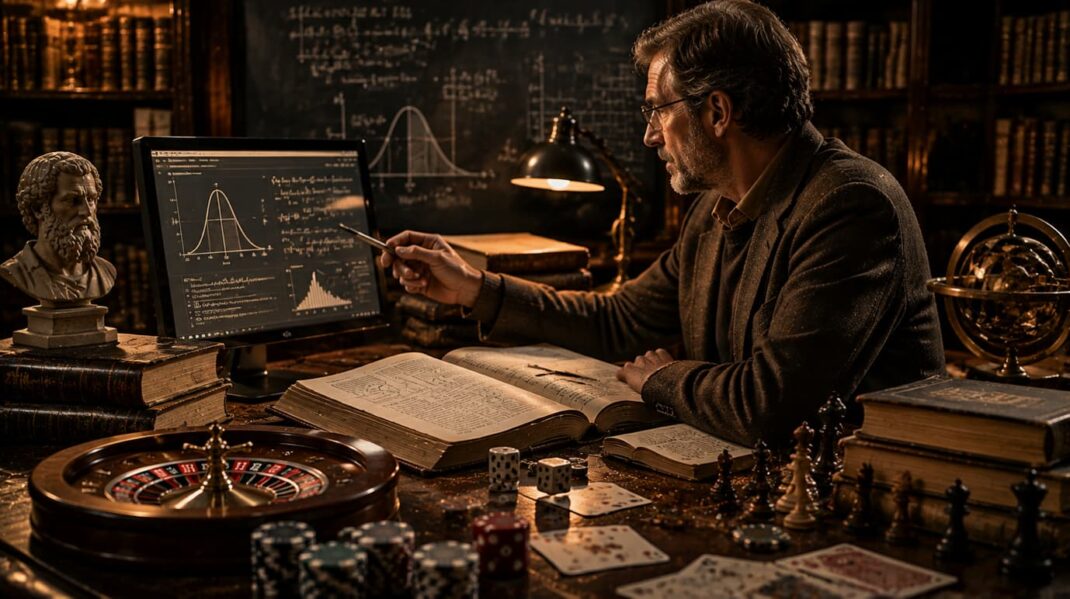 What traditions reveal about probability theory, gambling research, casino risk analysis